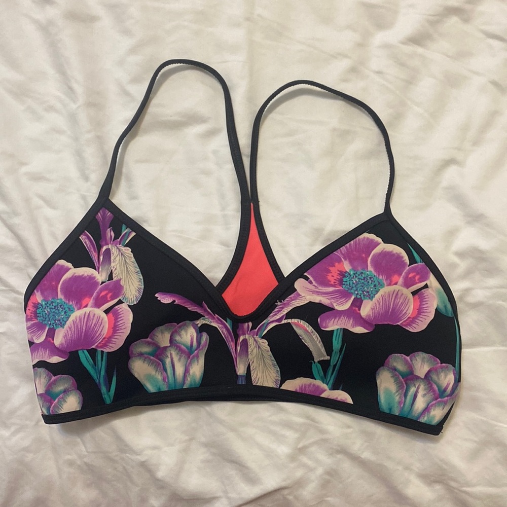 Floral Body Glove Bikini Top